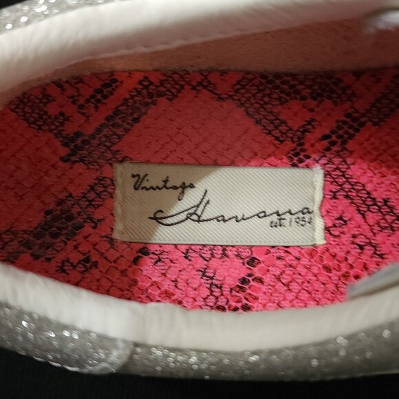 Vintage Havana Refresh Silver Multi Glitter Sneakers - Woman's Size 8 - Picture 9 of 10